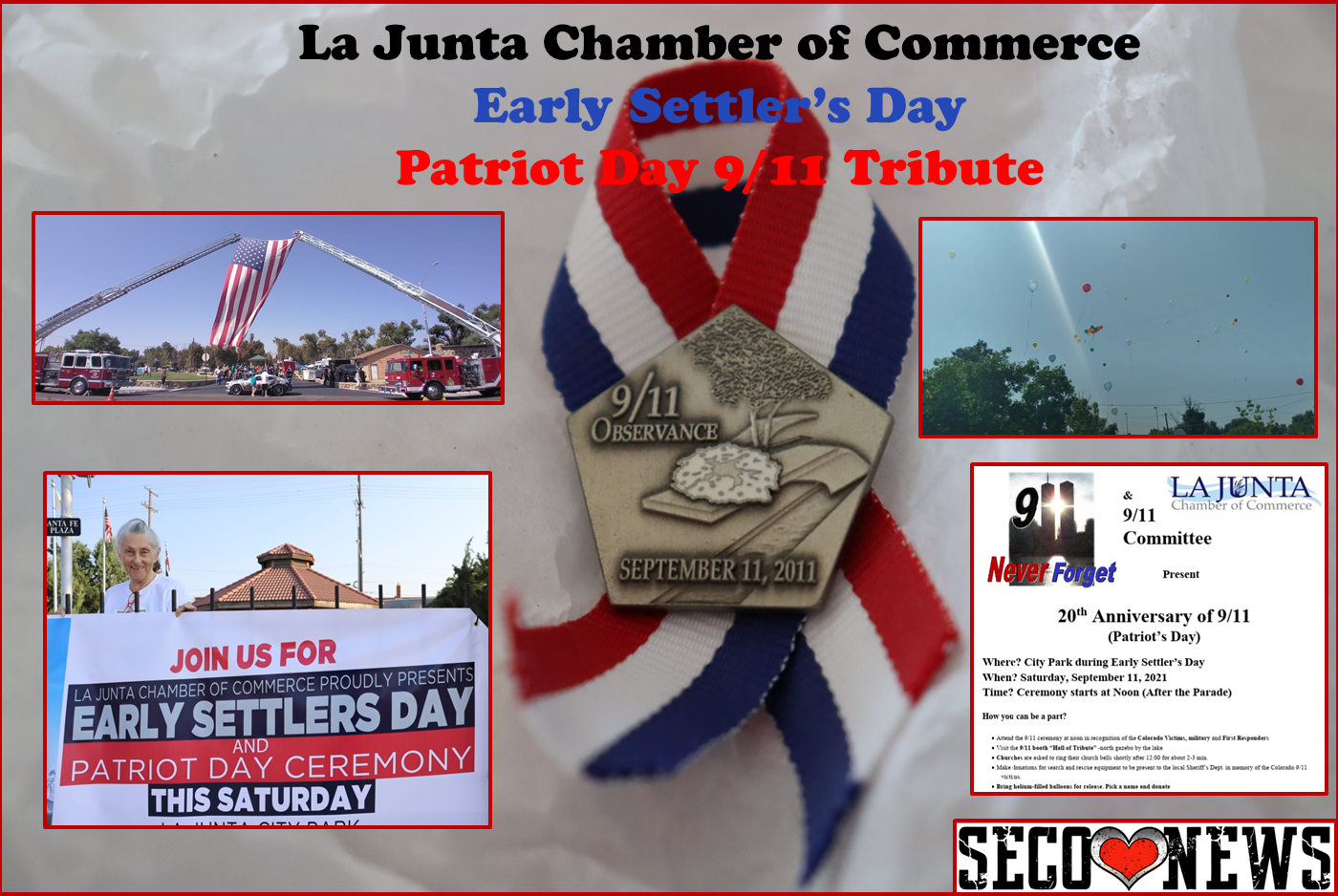 La Junta Chamber of Commerce Early Settler's Day Patriot Day Ceremony SECO News Cover Image seconews.org